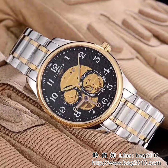 LONGINES浪琴 名匠系列 獨特四針分離精品男士腕表 WSS1188